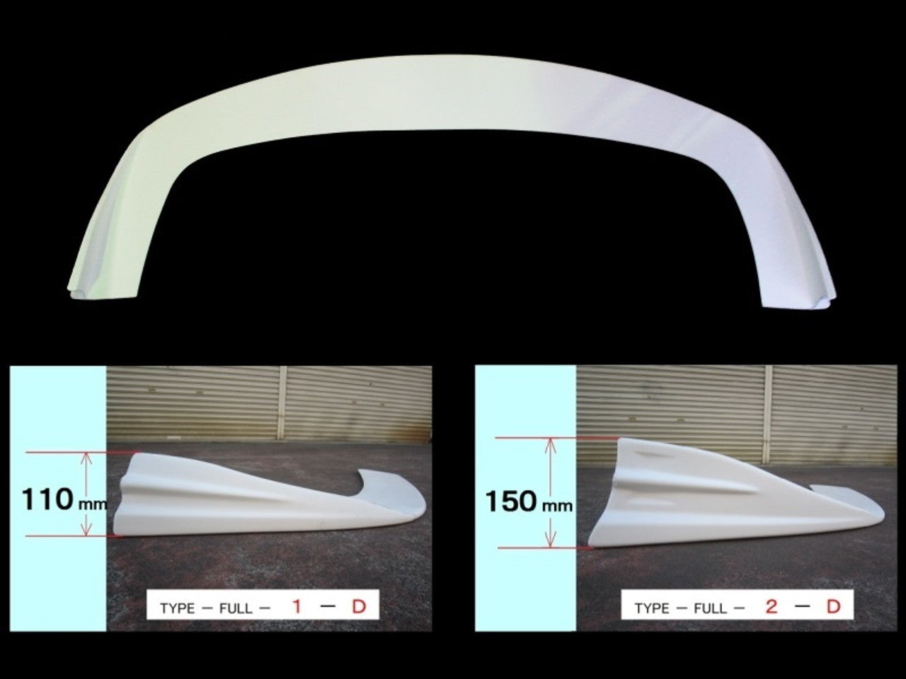 Car Modify Wonder Glare Front Lip for Kouki (96-98 S14)
