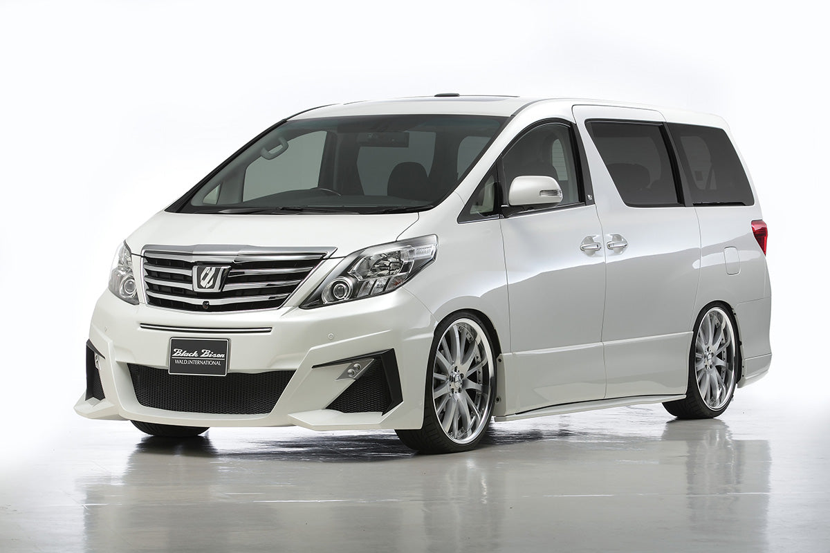 WALD Sports Line Black Bison Edition Combination KIT Seat Covers for Toyota Alphard ANH/GGH20/25W ATH20W (2011-2015, Facelift)