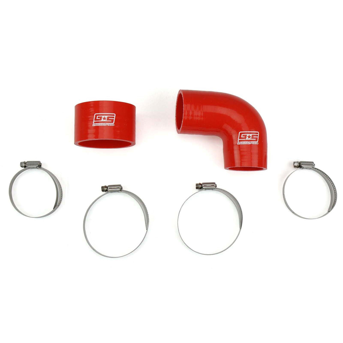 GrimmSpeed Top Mount Intercooler Silicone Coupler Kit - 2004-21 Subaru STI, 2002-07 Subaru WRX for Subaru WRX/STI GDB/GRB/GVB/VAB (2002-2021)