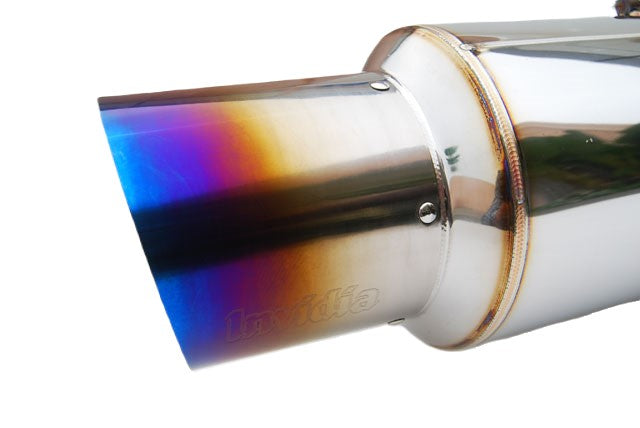 Invidia Racing Single Titanium tip Cat-back Exhaust for Mitsubishi Lancer Evolution X CZ4A (2008+)