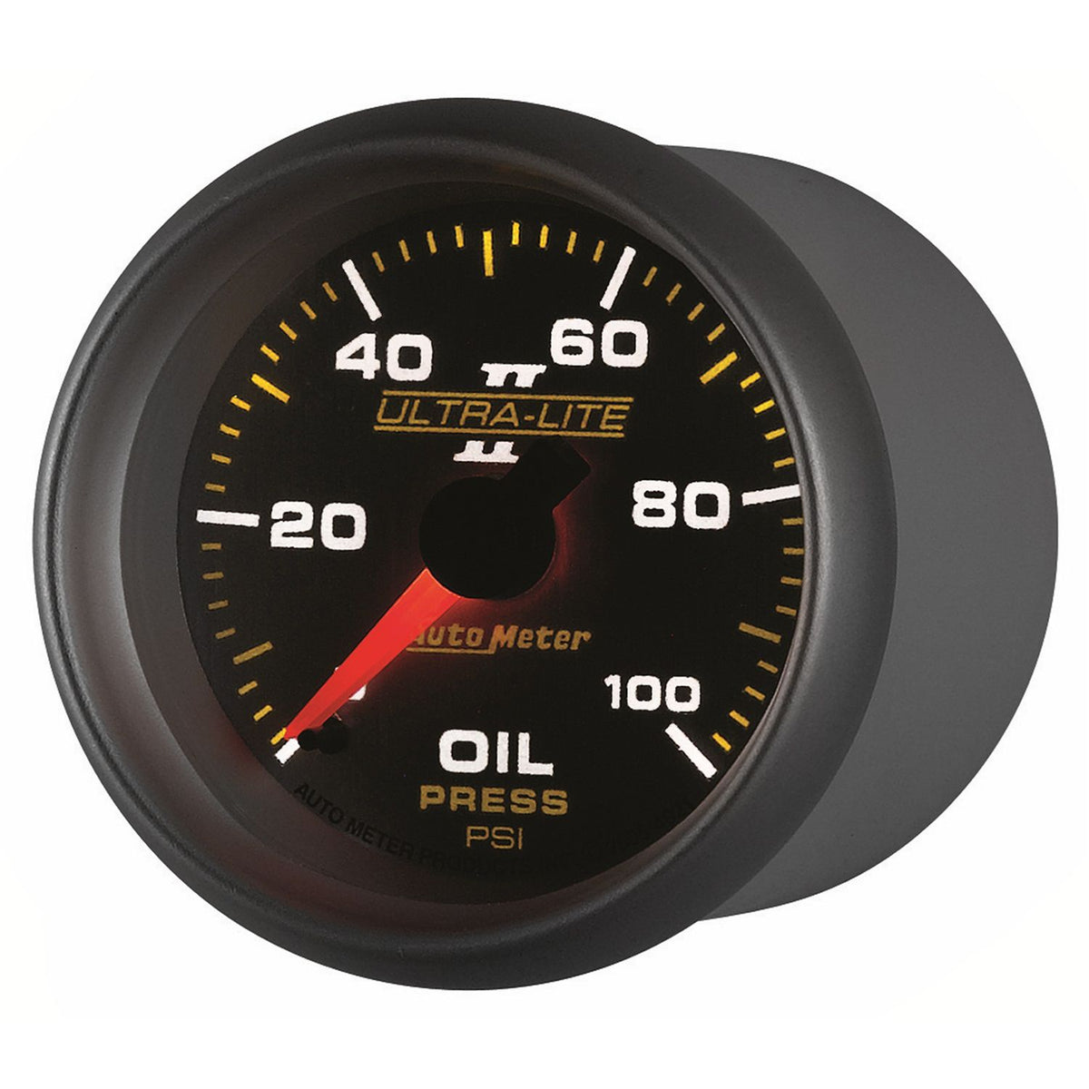 AutoMeter 2-1/16" OIL PRESSURE, 0-100 PSI, MECHANICAL, ULTRA-LITE II