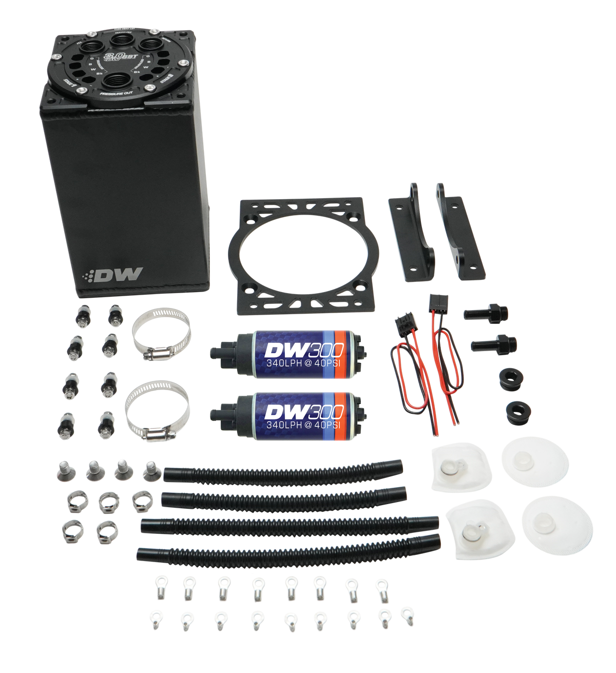 DeatschWerks 3.0L Surge Tank w/ Dual DW300 Pumps