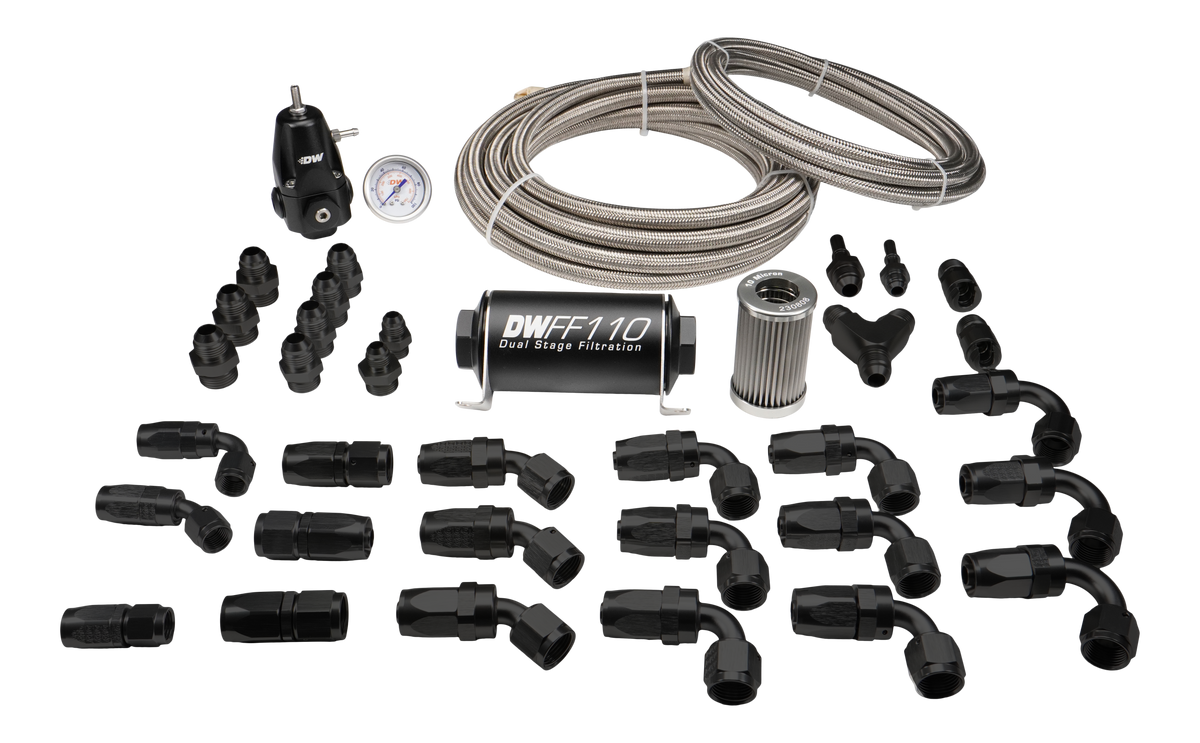 DeatschWerks CPE A90 Supra and BMW M3/M4 Return Plumbing Kit for Toyota GR Supra A90
