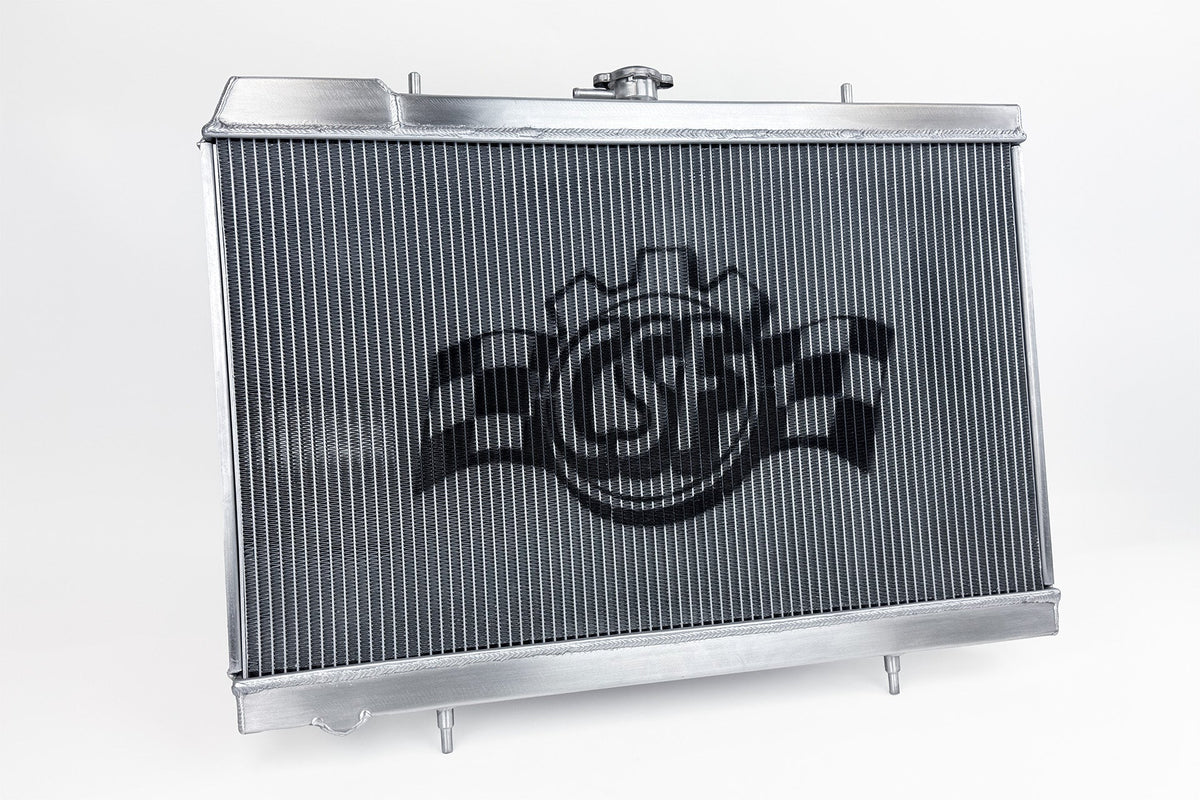 CSF GTS High-Performance All-Aluminum Radiator - Silver for Nissan GT-R R32