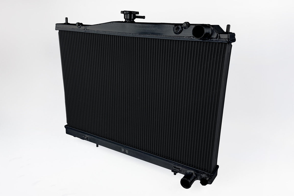 CSF GTS & GT-T High-Performance All-Aluminum Radiator - Black for Nissan GT-R R33/R34