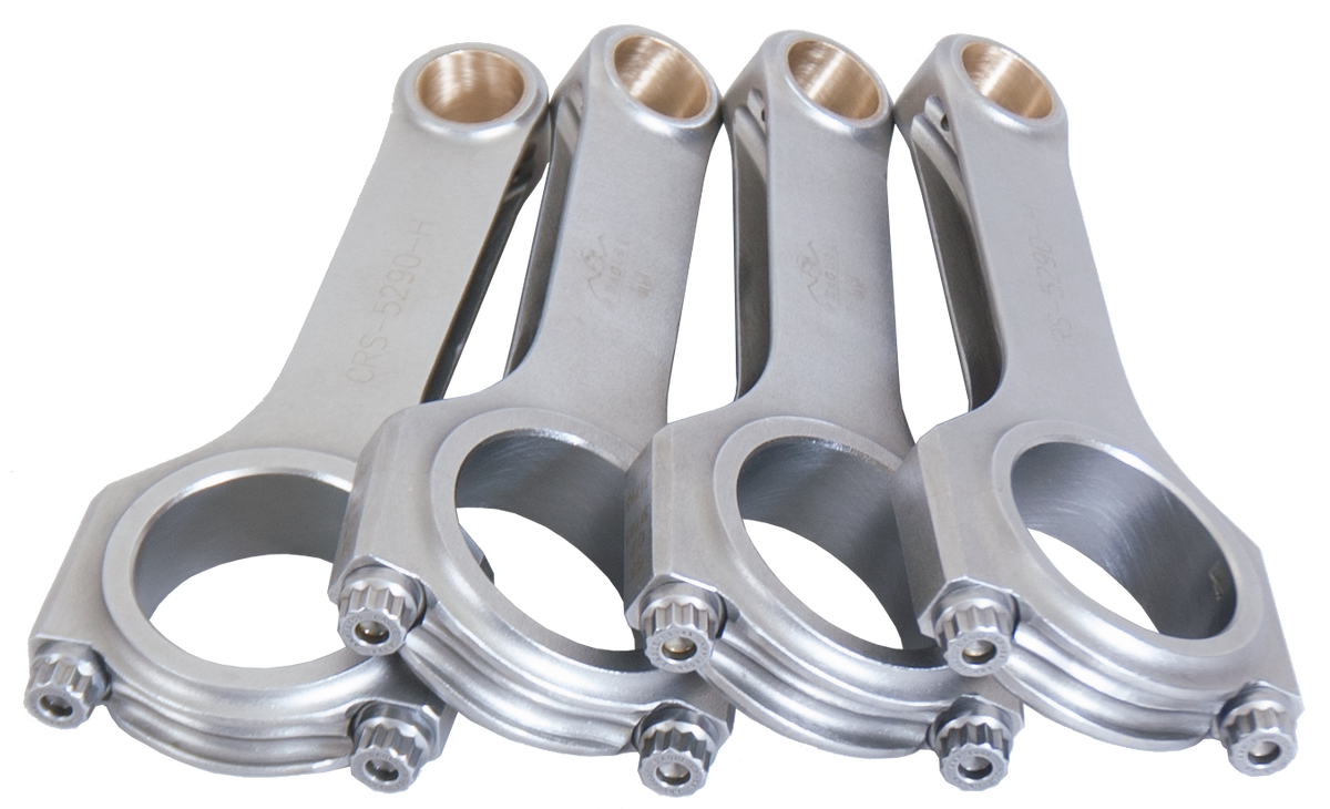 Eagle 5.29" 4340 H-Beam Connecting Rods, B16a, 3/8" Arp 2000 Bolts for Honda Civic (B16A) EG/EK9