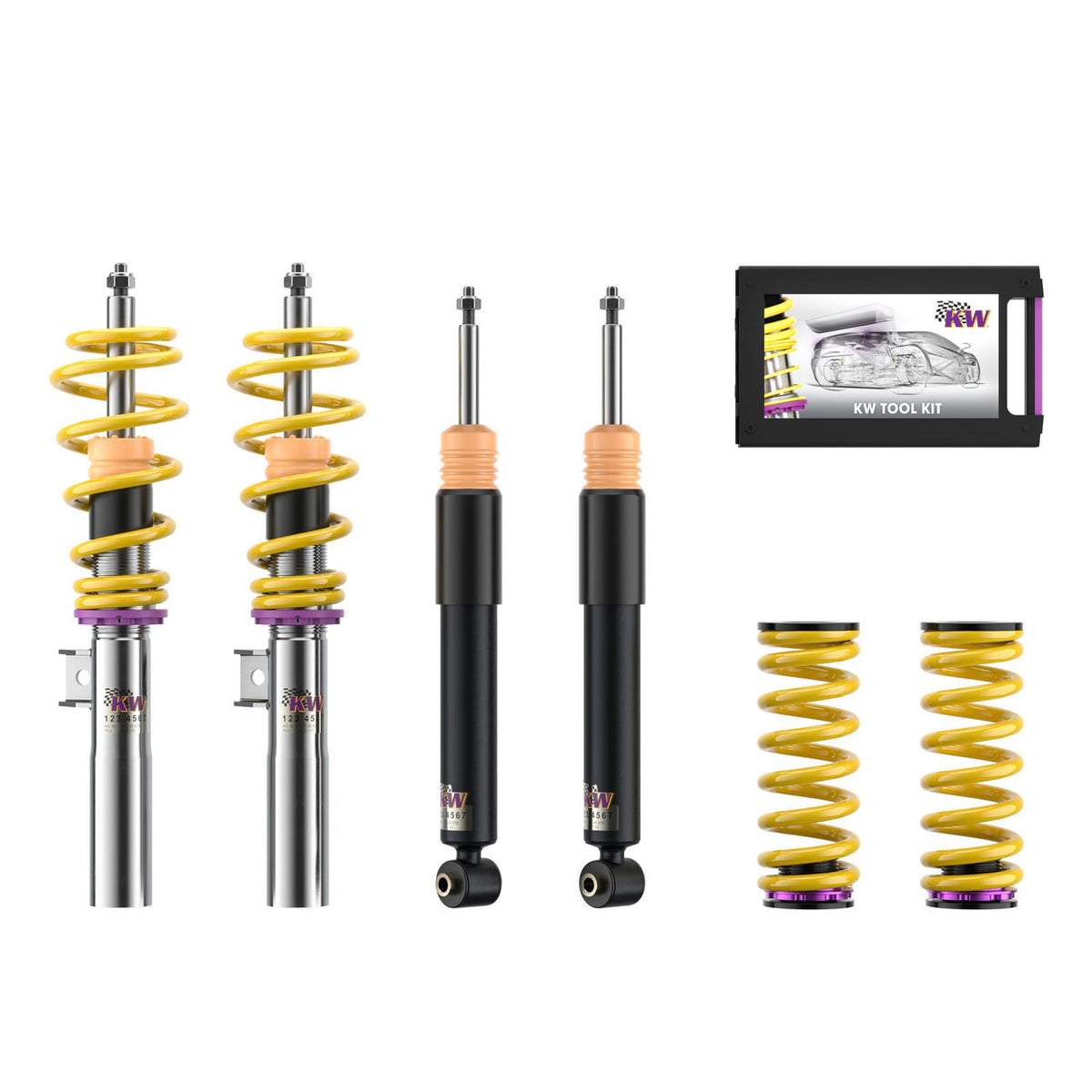 KW Coilover Kit V1 102200CG for Toyota GR Supra A90 (2020-2026)