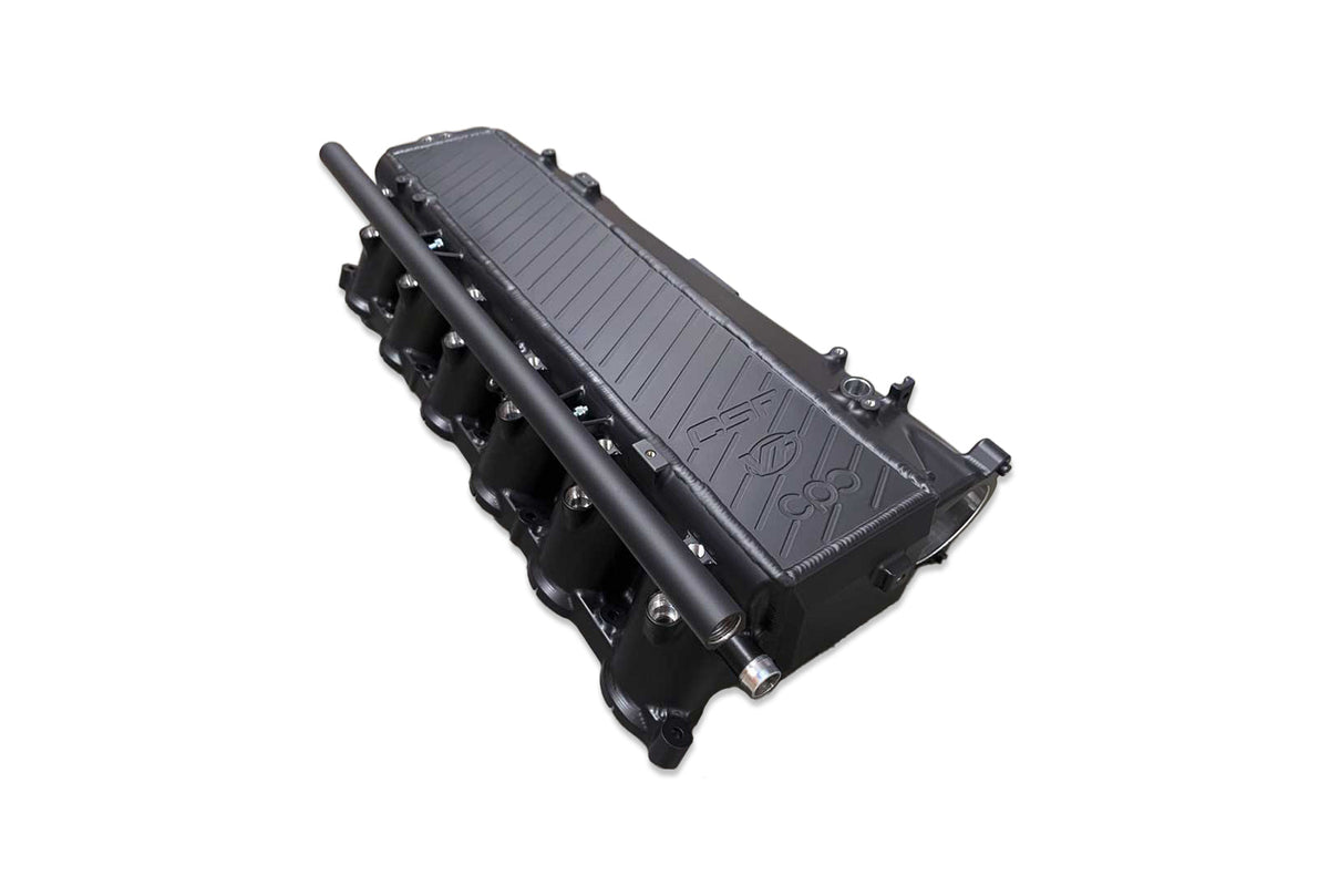 CSF BMW B58 Charge-Air Cooler Manifold - Thermal Dispersion Black for Toyota GR Supra A90