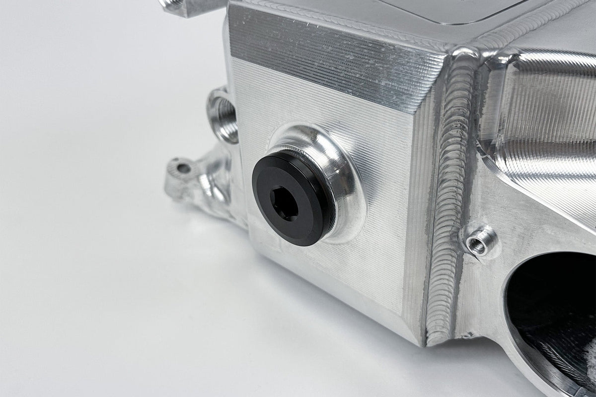 CSF BMW Gen 2 B58 Race X Charge Air Cooler Manifold - Raw Billet for Toyota GR Supra/Supra A90