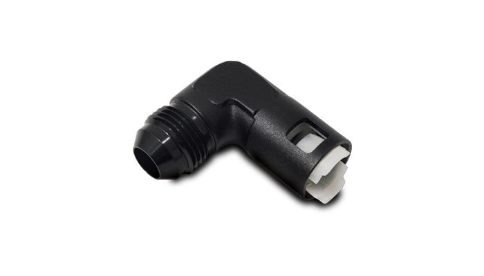 Vibrant 90 Degree Male AN Flare Quick Disconnect EFI Adapters