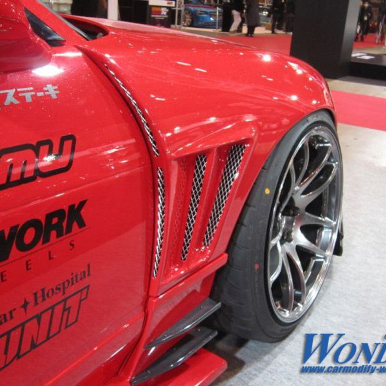Car Modify Wonder Glare GT 50mm Front Fenders for 180sx (89-94 S13)