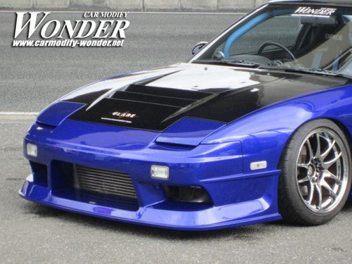 Car Modify Wonder Glare Lotus Vented Hood for 180SX (89-94 S13)