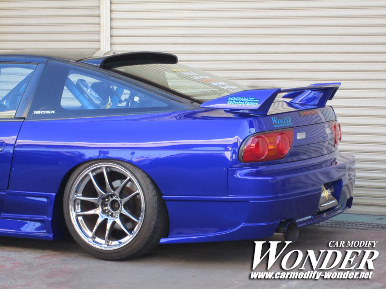 Car Modify Wonder SD Glare 30mm Rear Fenders for 180SX (89-95 S13)