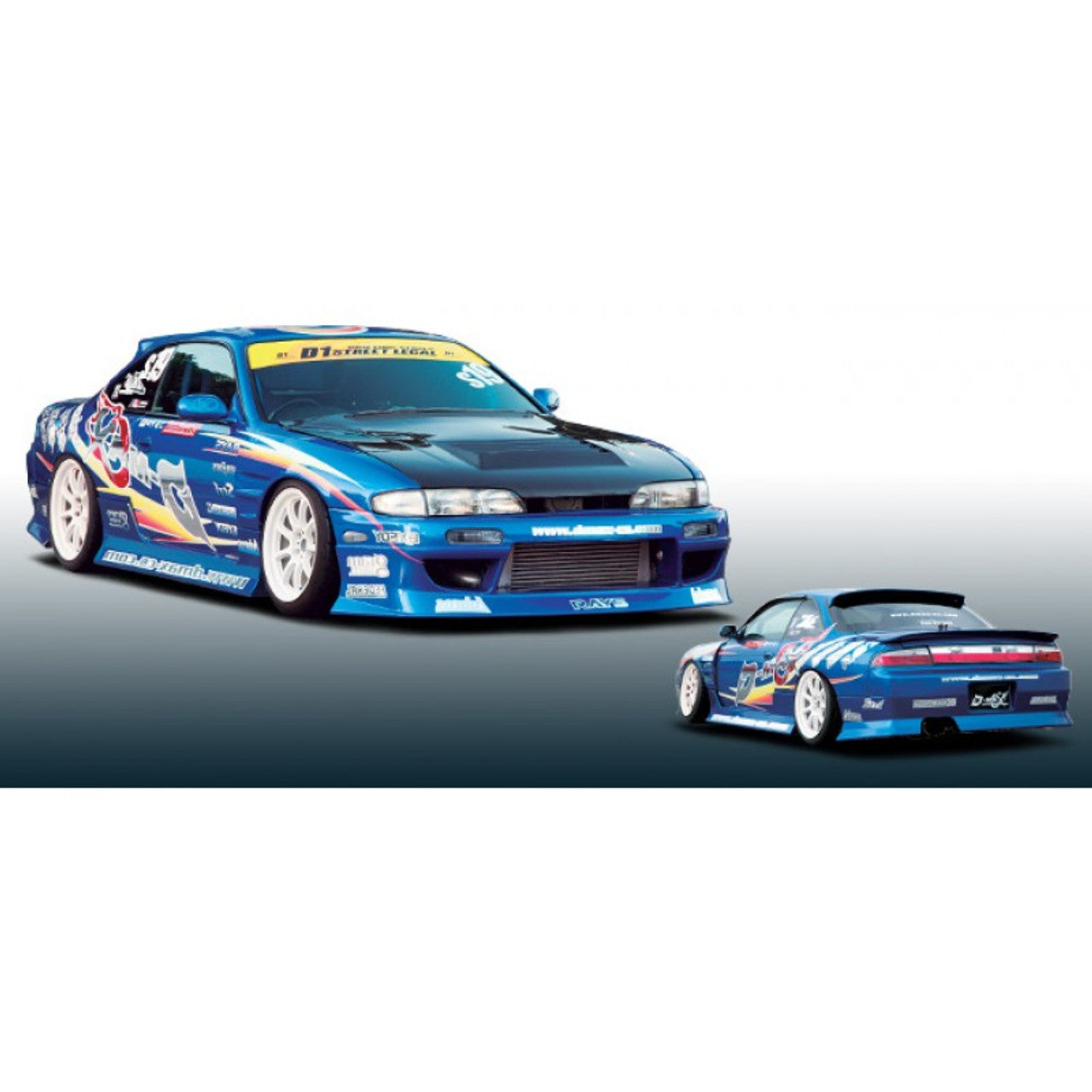 D-MAX Silvia Type 3 Complete Aero Kit for Zenki (95-96 S14)