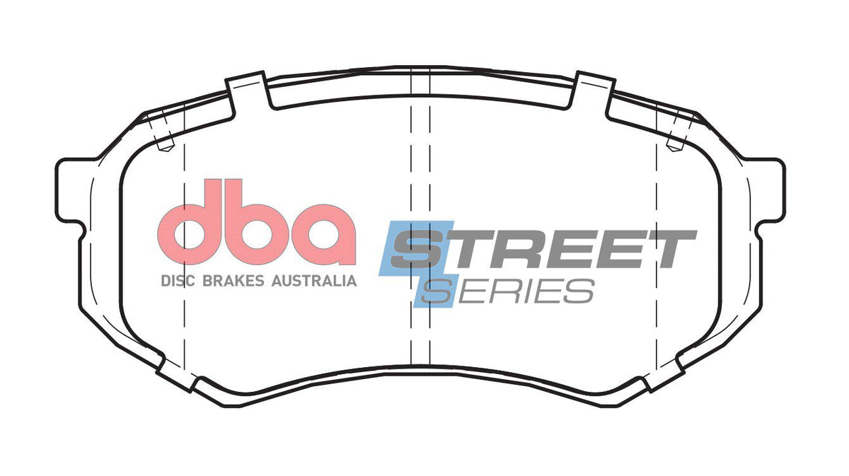 DBA Front Performance Brake Pads DB1141 for Toyota Mark II / Chaser / Cresta JZX81 (1988-1992)