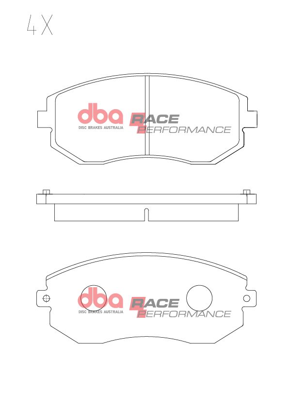 DBA Front Performance Brake Pads DB1491 for Toyota/Subaru 86 / Impreza WRX STI ZN6/GRB/GVB (2012-2021, 2007-2014)
