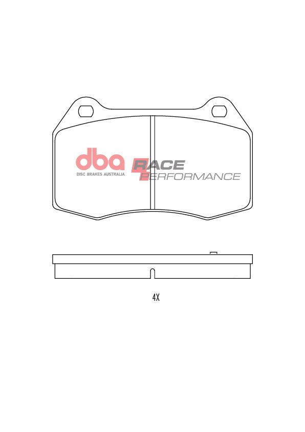 DBA Front Performance Brake Pads DB1520 for Nissan 350Z / Skyline / Infiniti G35 / Stagea Z33/V35/C34 (2002-2009, 2001-2007, 1996-2001)