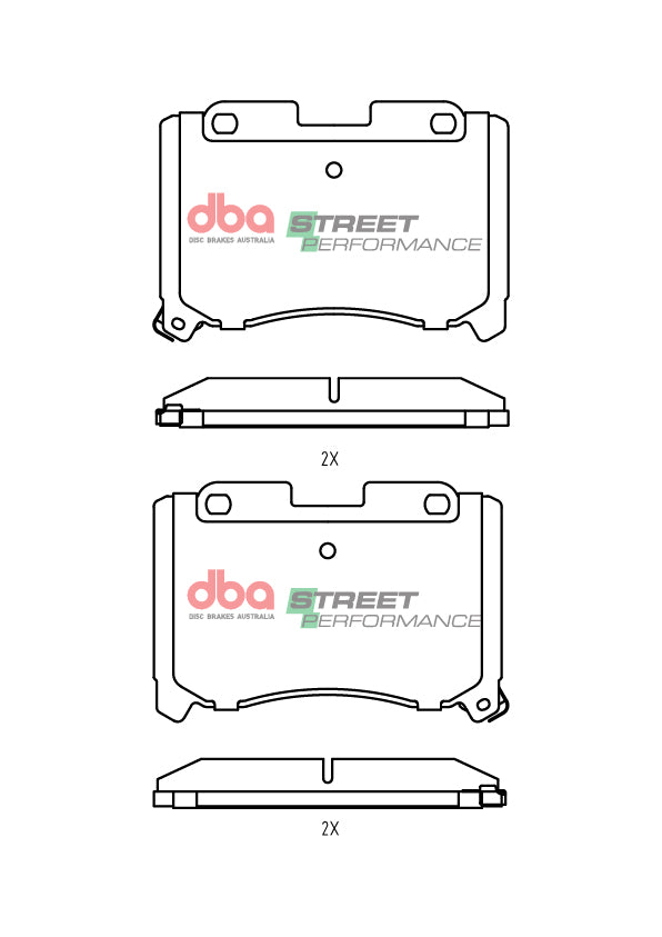 DBA Front Performance Brake Pads DB15310 for Toyota Supra / Altezza / Lexus IS200 / IS300 / Aristo / Lexus GS300 JZA80/XE10/JZS161 (1993-2002, 1998-2005, 1997-2005)