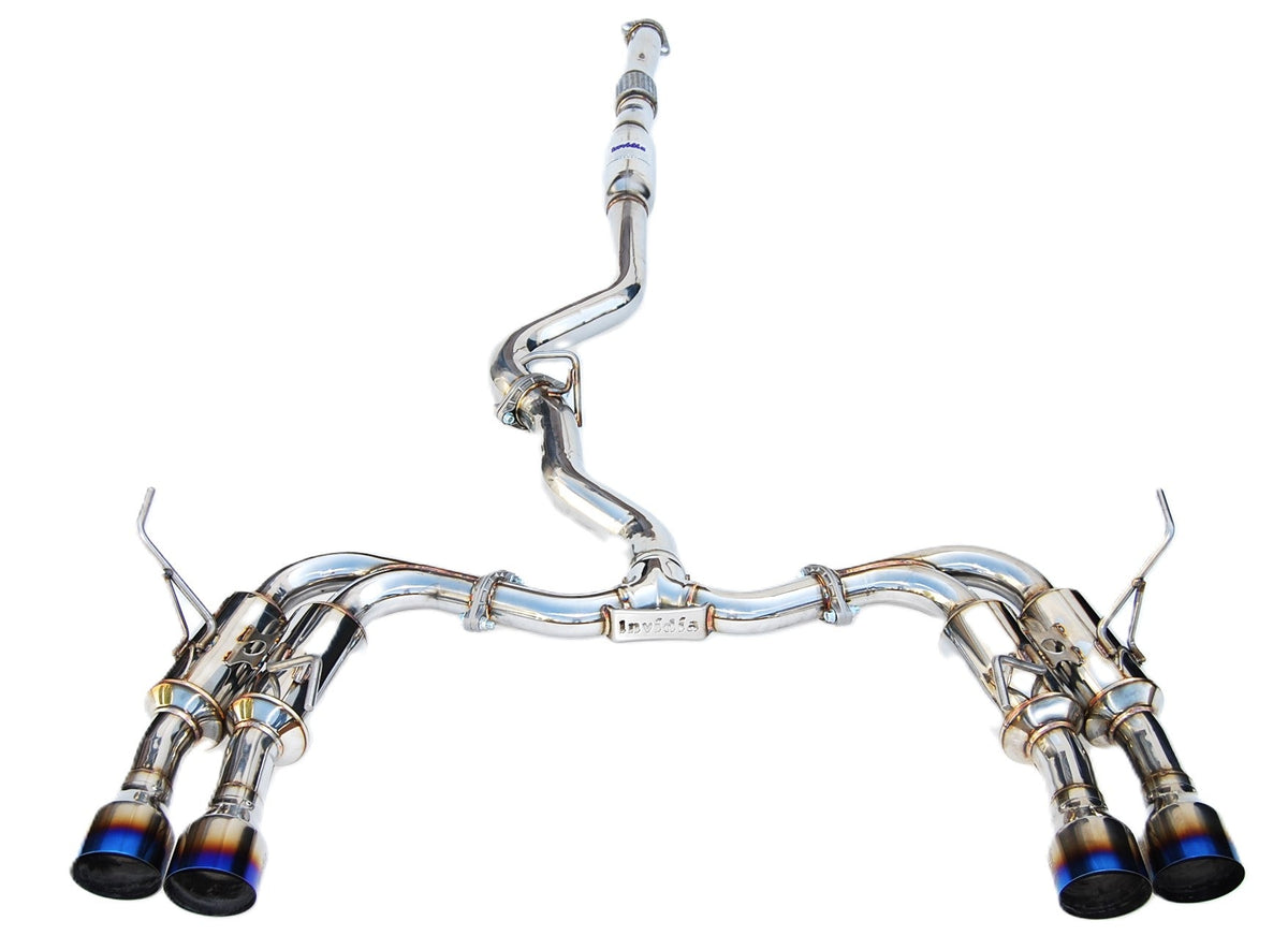 Invidia Gemini R400 Quad Titanium tip Cat-back Exhaust for Subaru WRX/STI GRB/GVB (2011-2014)