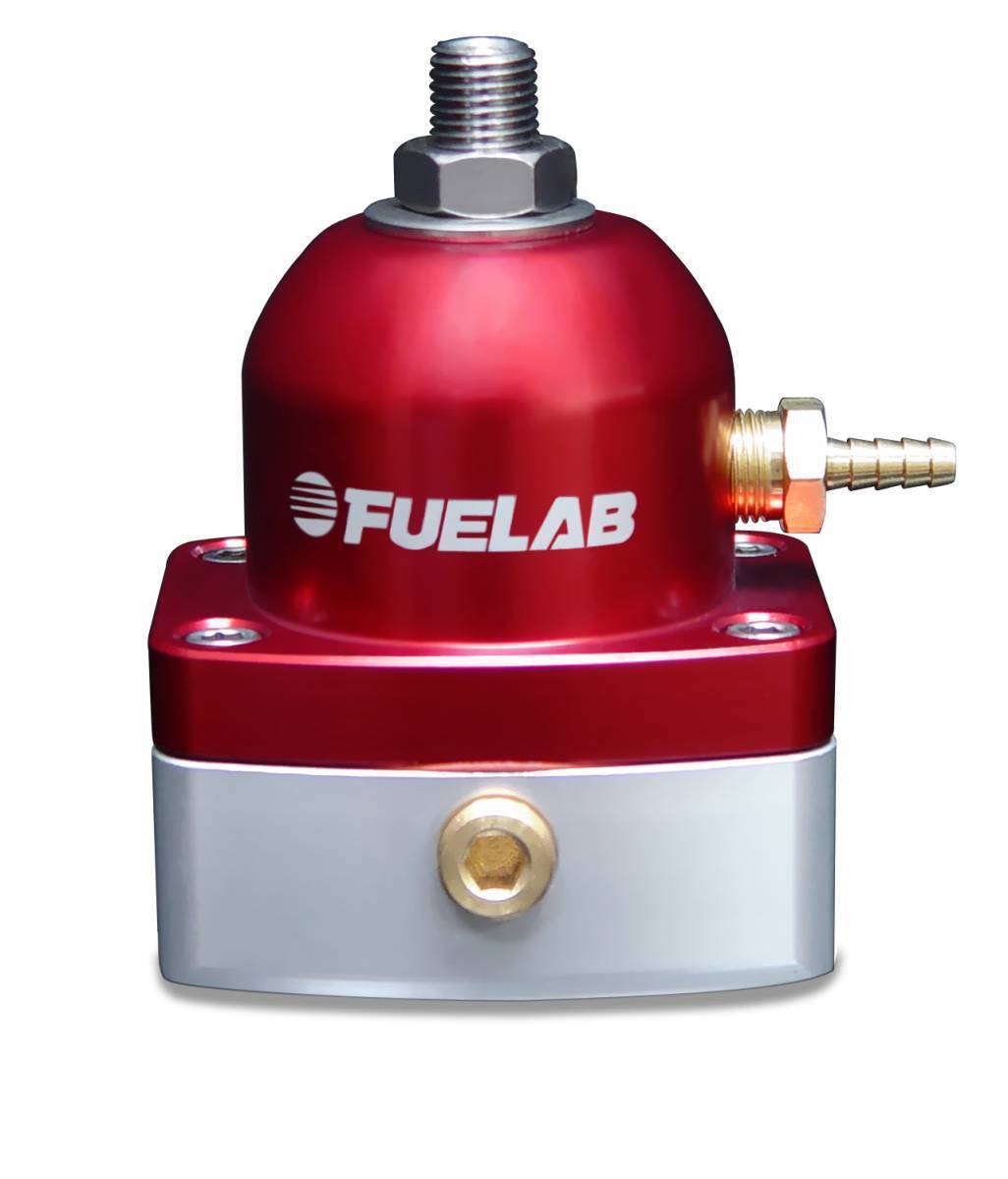 Fuelab Mini Fuel Pressure Regulator 6AN In/6AN Out Standard Seat EFI 25-90 PSID