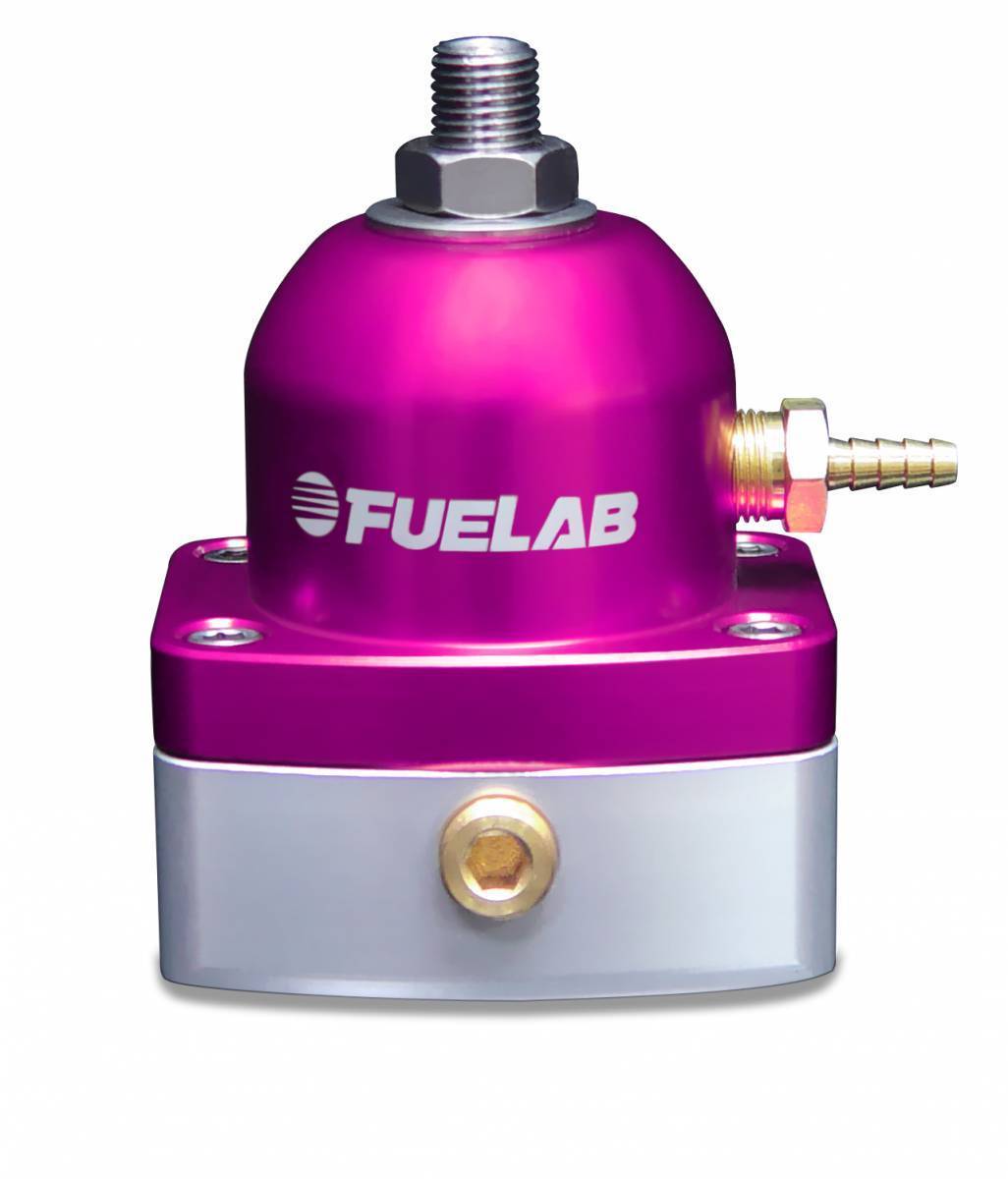Fuelab Mini Fuel Pressure Regulator 6AN In/6AN Out Standard Seat EFI 25-90 PSID