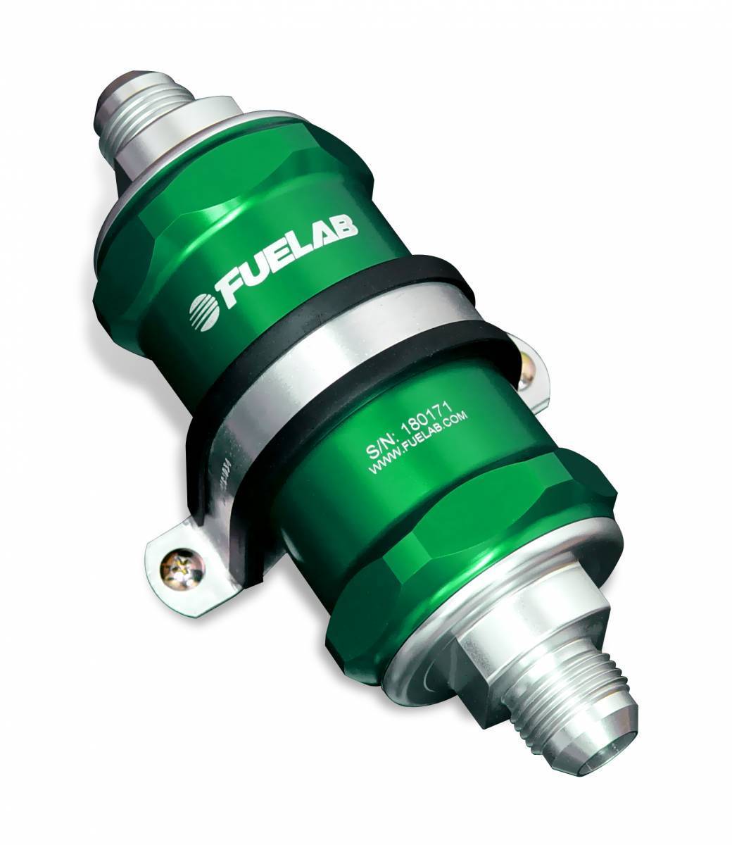 Fuelab 12AN 10-Micron Short In-Line Fuel Filter