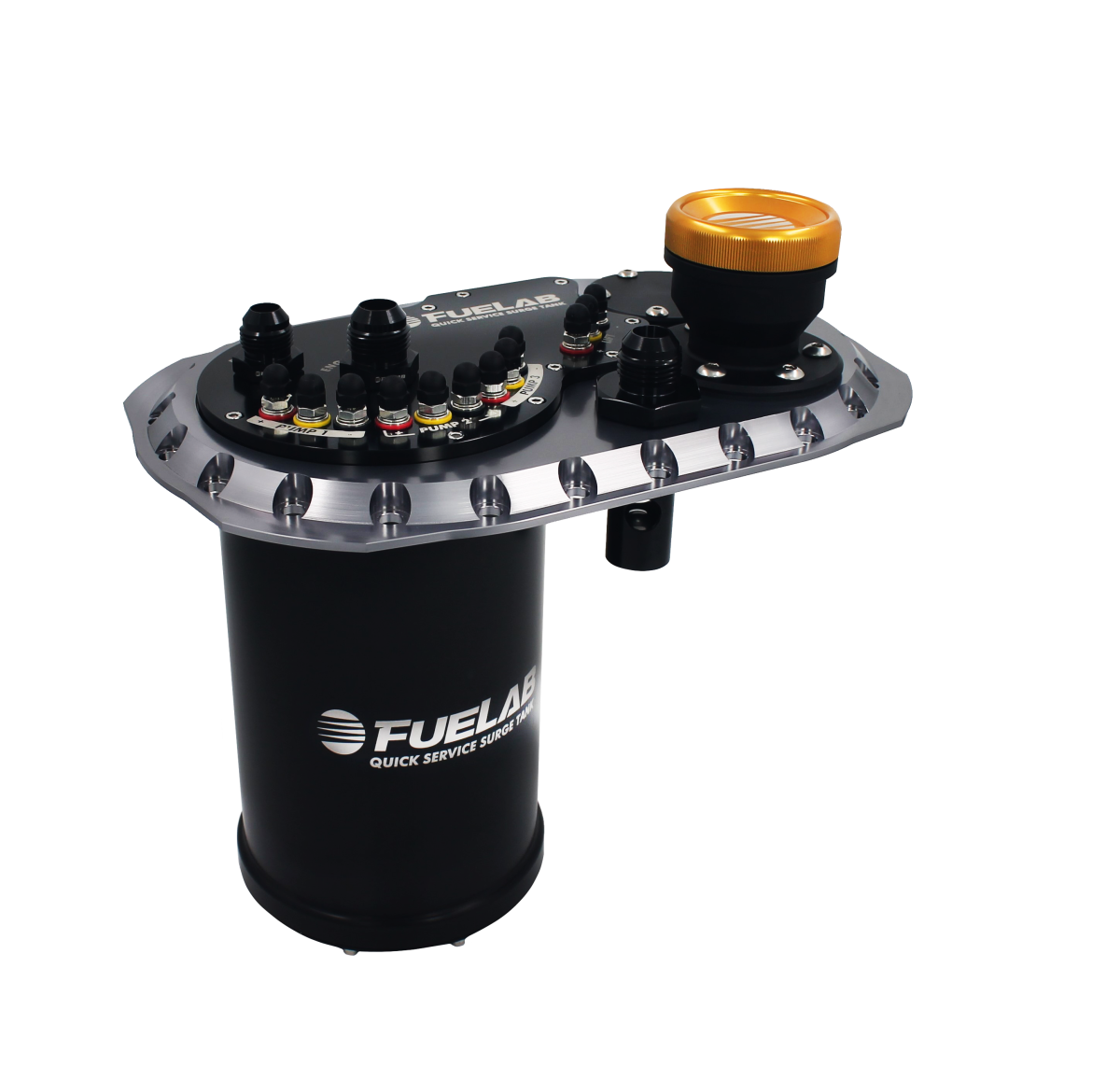 Fuelab 62810-0 Quick Service Surge Tank (QSST) 2.0 - Titanium