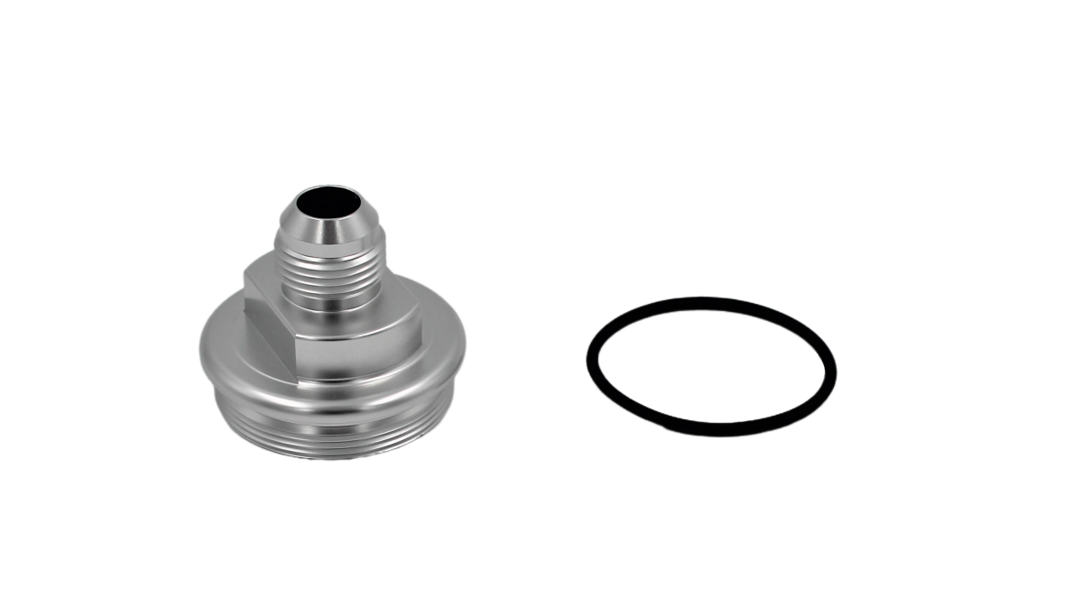 Fuelab 10AN CLEAR Fuel Filter Inlet Cap