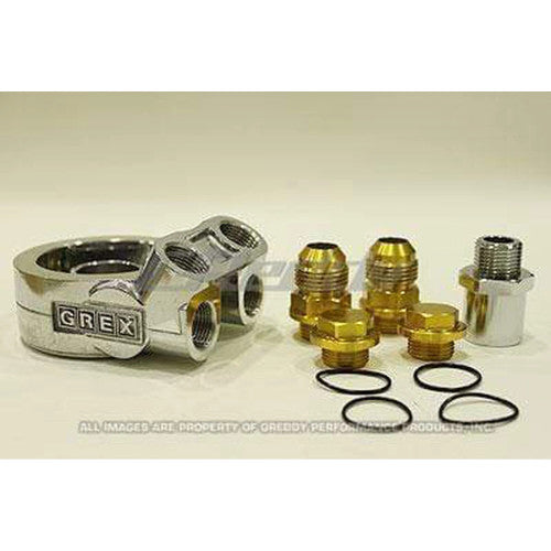 GReddy Engine Oil Block Adapter M20 x 1.50 -10AN Fittings
