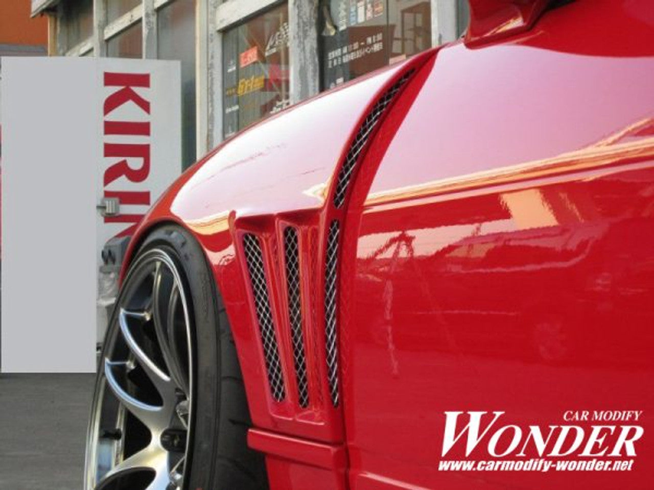 Car Modify Wonder GT Glare 30mm Front Fenders for 180SX (89-95 S13)