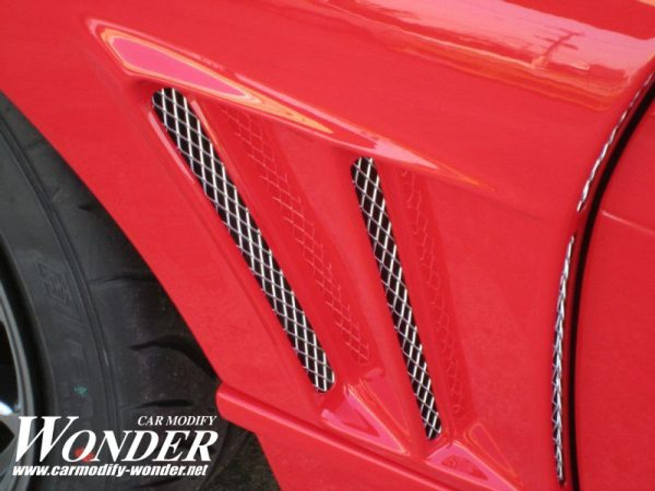 Car Modify Wonder GT Glare 30mm Front Fenders for 180SX (89-95 S13)