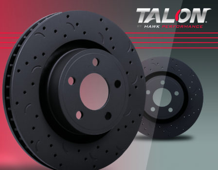 Hawk Performance Cross-Drilled & Slotted Talon Street Rotors HTC5366 for Mazda RX-8 SE3P (2004-2011)