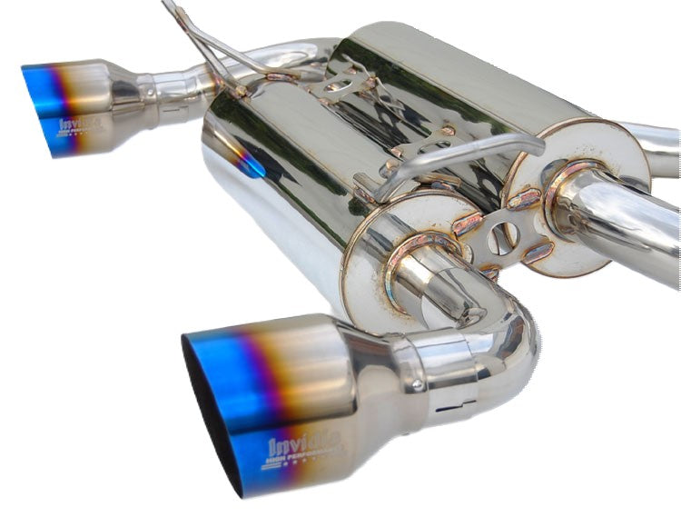 Invidia Gemini Single Layer Titanium tip Cat-back Exhaust for Infiniti G35 V35 (2003-2007)