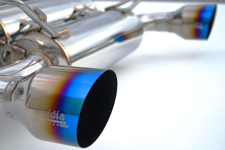 Invidia Gemini Single Layer Titanium tip Cat-back Exhaust for Nissan 350Z Z33 (2002-2008)