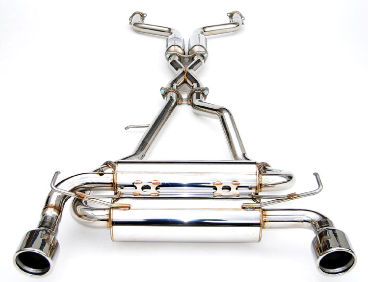 Invidia Gemini Rolled S.S. tips Cat-back Exhaust for Infiniti G37 V36 (2007-2013)
