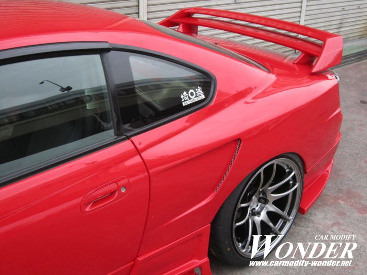 Car Modify Wonder Glare Twin Blade Rear Wing (99-01 S15)