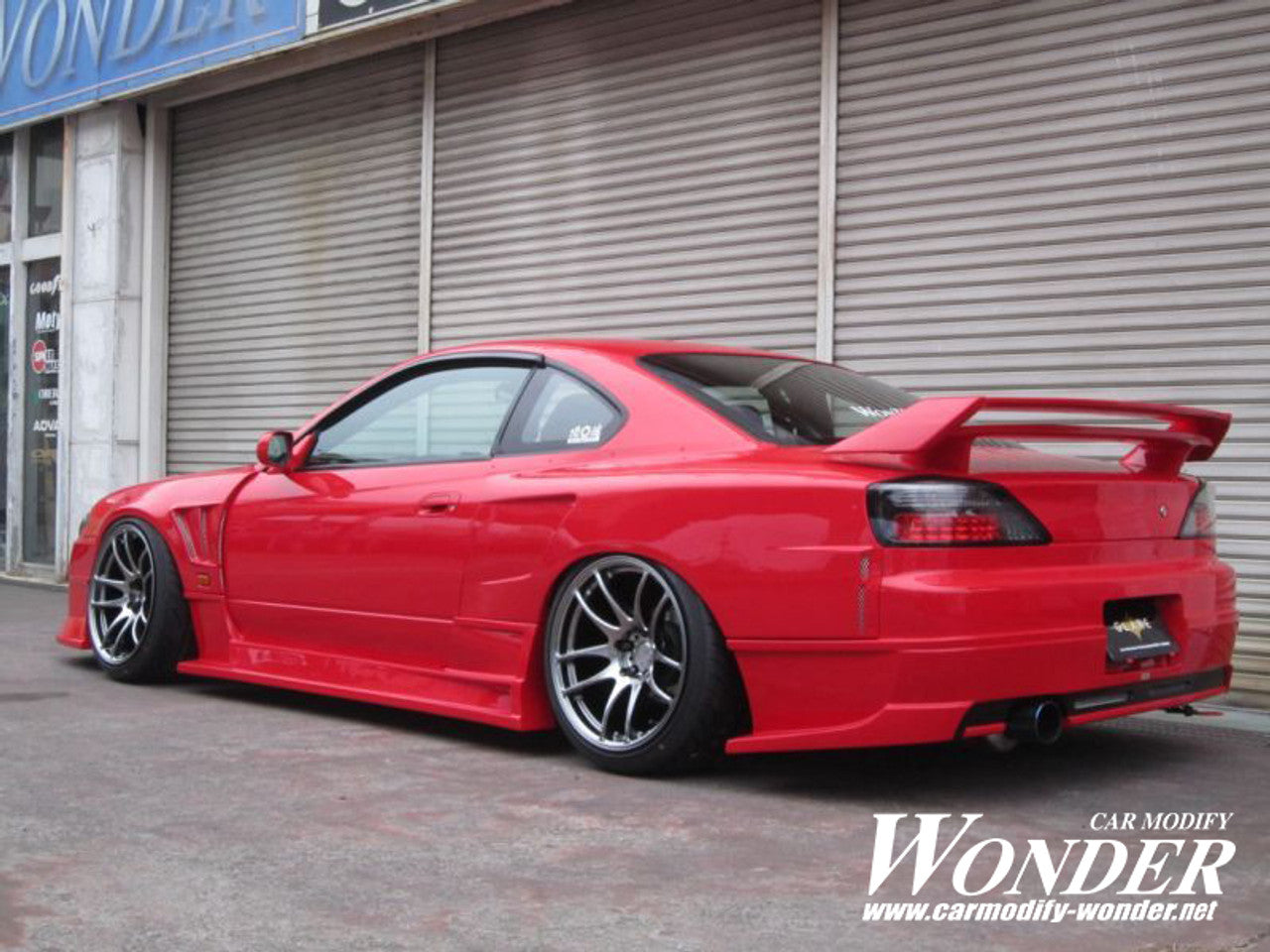 Car Modify Wonder Glare Twin Blade Rear Wing (99-01 S15)