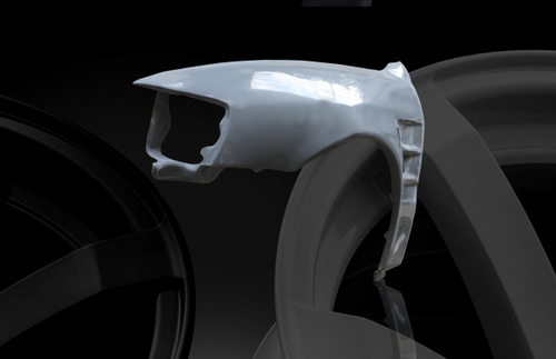 Origin Lab Twin Duct Front Fenders +20mm (96-01 Chaser)