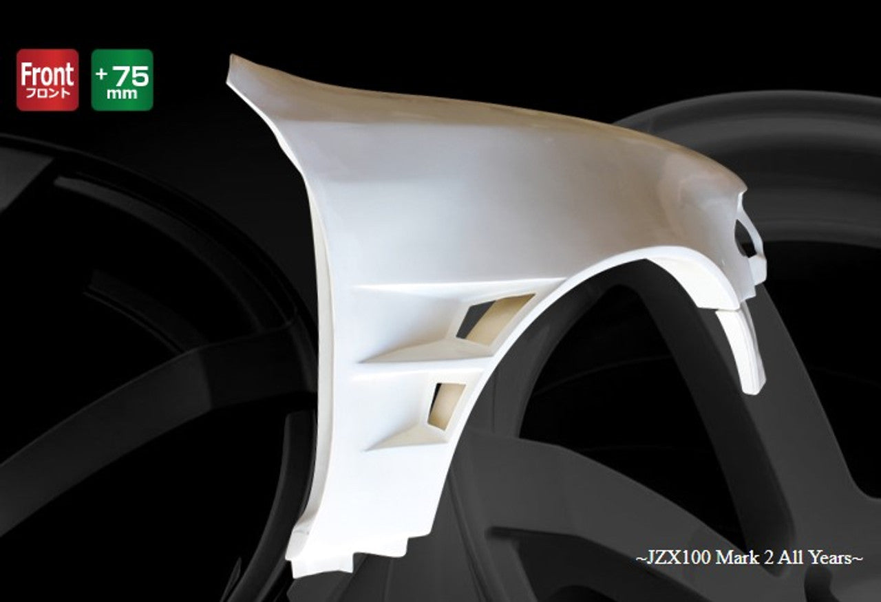 Origin Labo All Years Front Fenders +75mm for Mark II (96-01 JZX100)