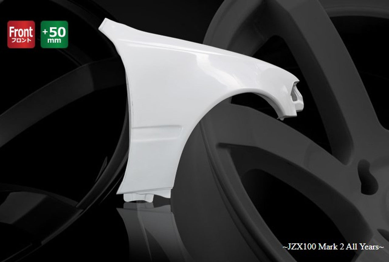 Origin Lab All Year Front Fenders +50mm for Mark II (96-01 JZX100)