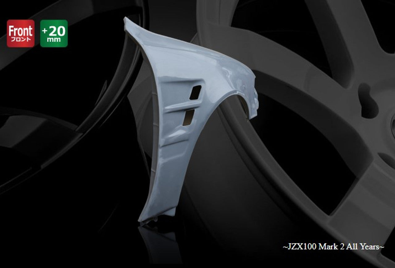 Origin Lab All Year Front Fenders +20mm for Mark II (96-01 JZX100)