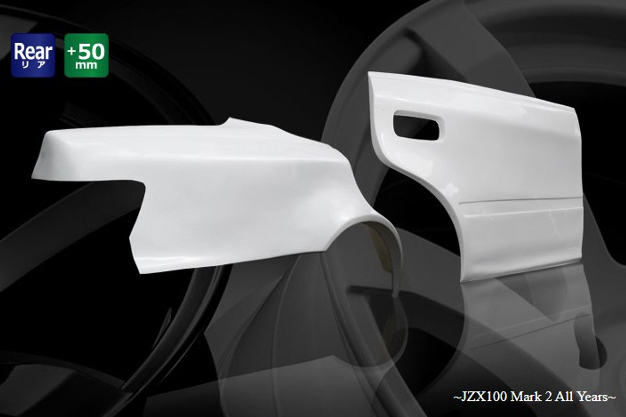 Origin Labo All Year +50mm Rear Overfenders for Mark II (96-01 JZX100)