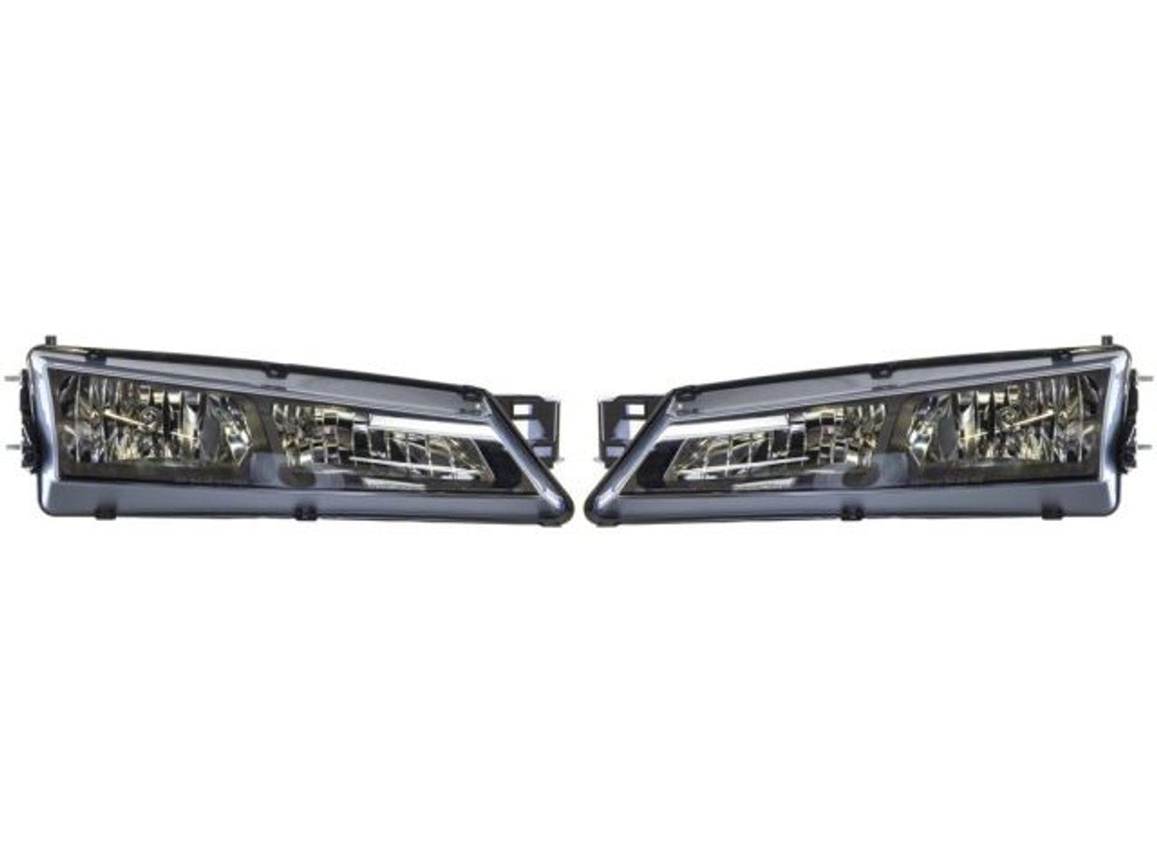 D-MAX Kouki Crystal Headlights - Black (97-98 S14)