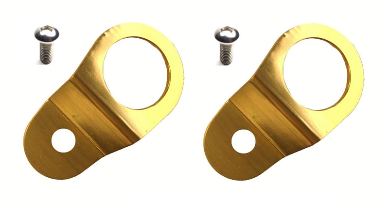 Torque Solution Radiator Mount Combo w/ Inserts (Gold) : Mitsubishi Evolution 7/8/9 for Mitsubishi Lancer Evolution VII-IX CT9A (2001)
