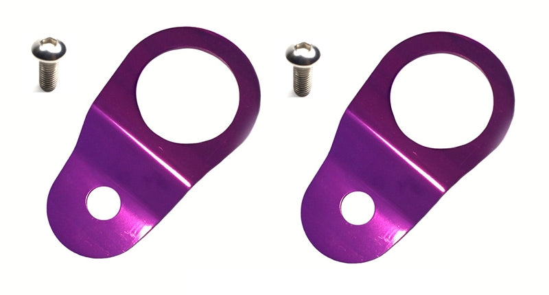 Torque Solution Radiator Mount Combo (Purple) : Mitsubishi Evolution 7/8/9 for Mitsubishi Lancer Evolution VII-IX CT9A (2001)