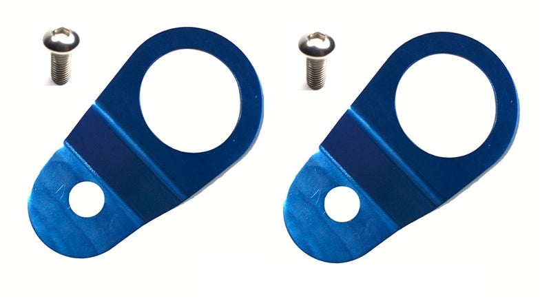 Torque Solution Radiator Mount Combo (Blue) : Mitsubishi Evolution 7/8/9 for Mitsubishi Lancer Evolution VII-IX CT9A (2001)