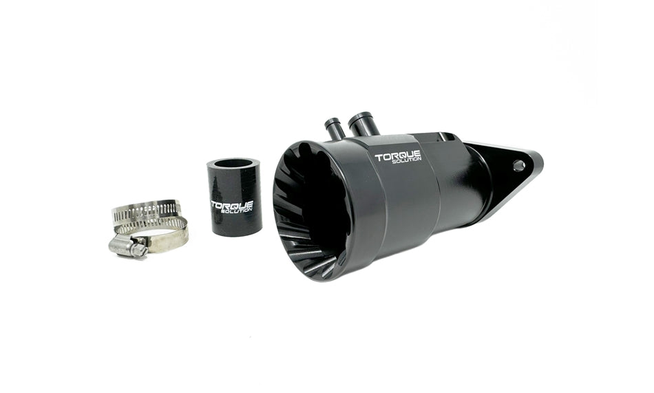 Torque Solution HD Billet Turbo Inlet (Black): Subaru WRX 2015-2021, Forester XT 2014-2018 for Subaru WRX/STI VAB (2014-2021)