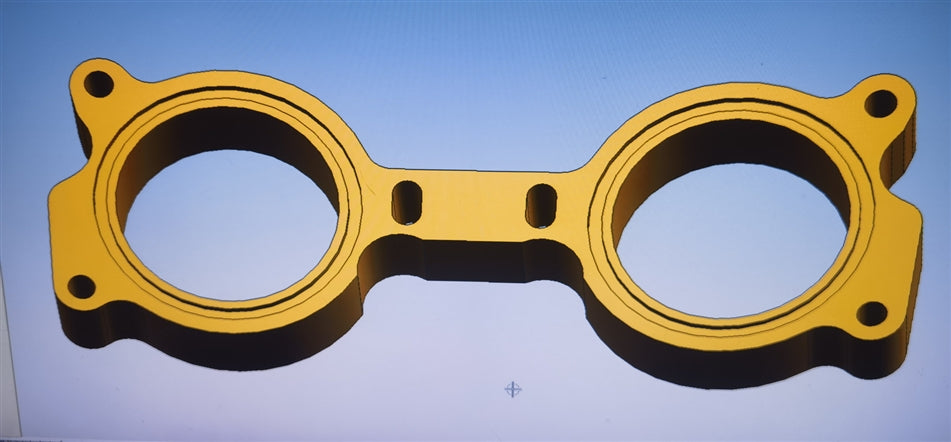 Torque Solution Intake Manifold Spacer: Subaru WRX 02-14, STI 04-21 for Subaru WRX/STI GDB/GRB/GVB (2002-2021)