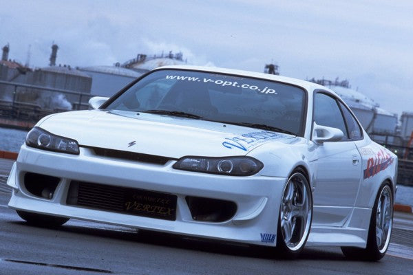 Vertex - Ridge Widebody Kit (Small Canards, No Fender Vents) for the 1999–2002 Nissan S15 Silvia