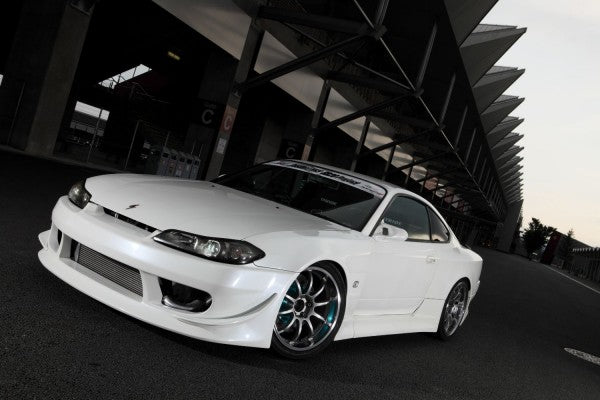 Vertex - Ridge Widebody Kit (Large Canards, No Fender Vents) for the 1999–2002 Nissan S15 Silvia